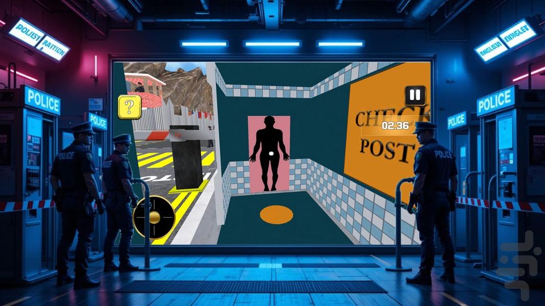 بازی ایست بازرسی - عکس بازی موبایلی اندروید