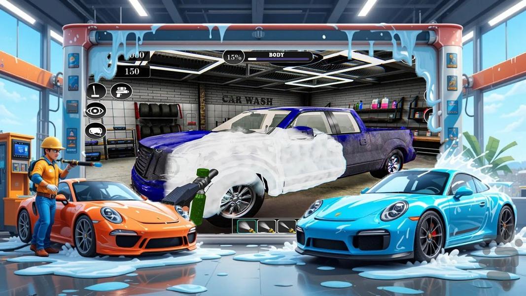 بازی کارواش - Gameplay image of android game