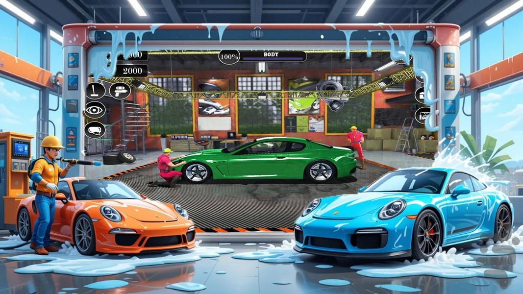 بازی کارواش - Gameplay image of android game