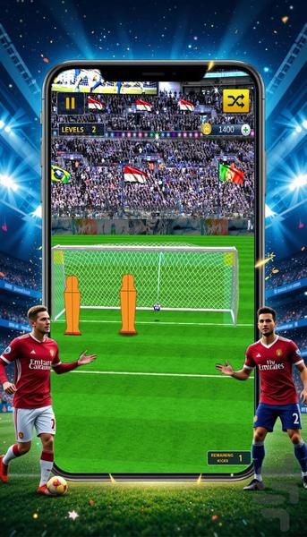 بازی فوتبال لیگ برتر - عکس بازی موبایلی اندروید
