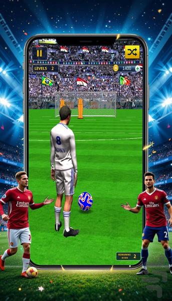 بازی فوتبال لیگ برتر - عکس بازی موبایلی اندروید