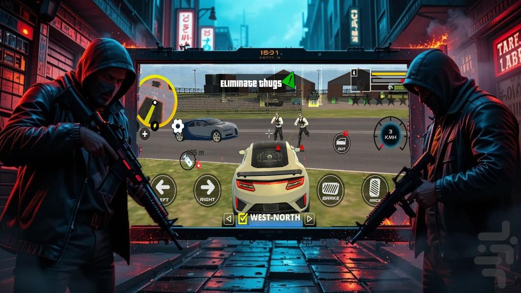 بازی گنگستری تفنگی - عکس بازی موبایلی اندروید