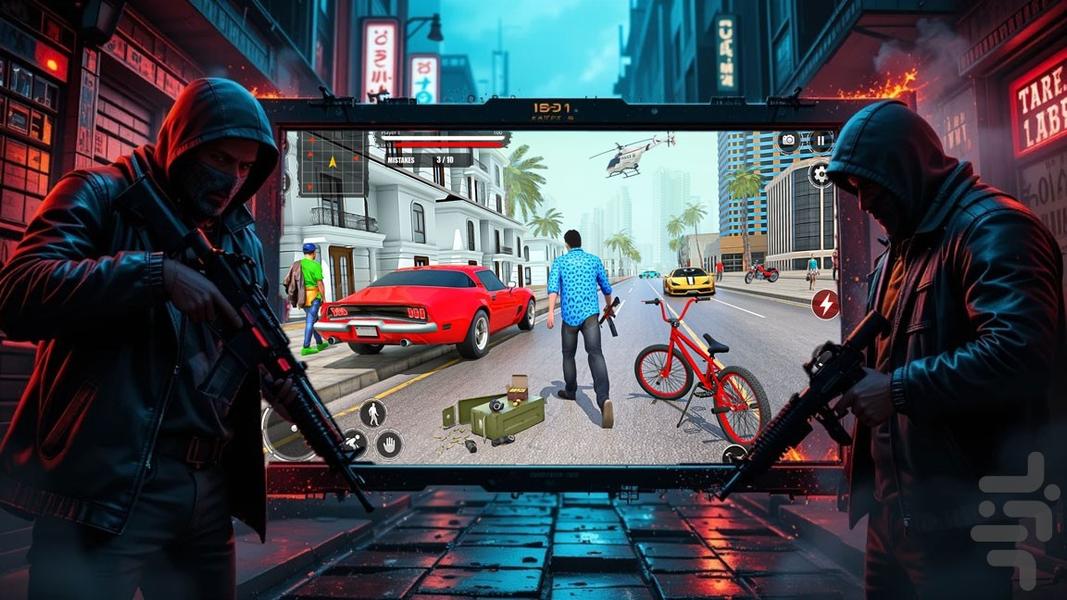 بازی گنگستری تفنگی - عکس بازی موبایلی اندروید