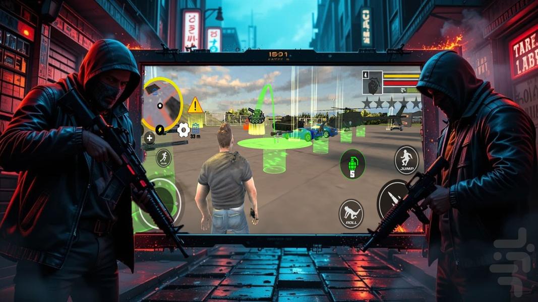 بازی گنگستری تفنگی - عکس بازی موبایلی اندروید