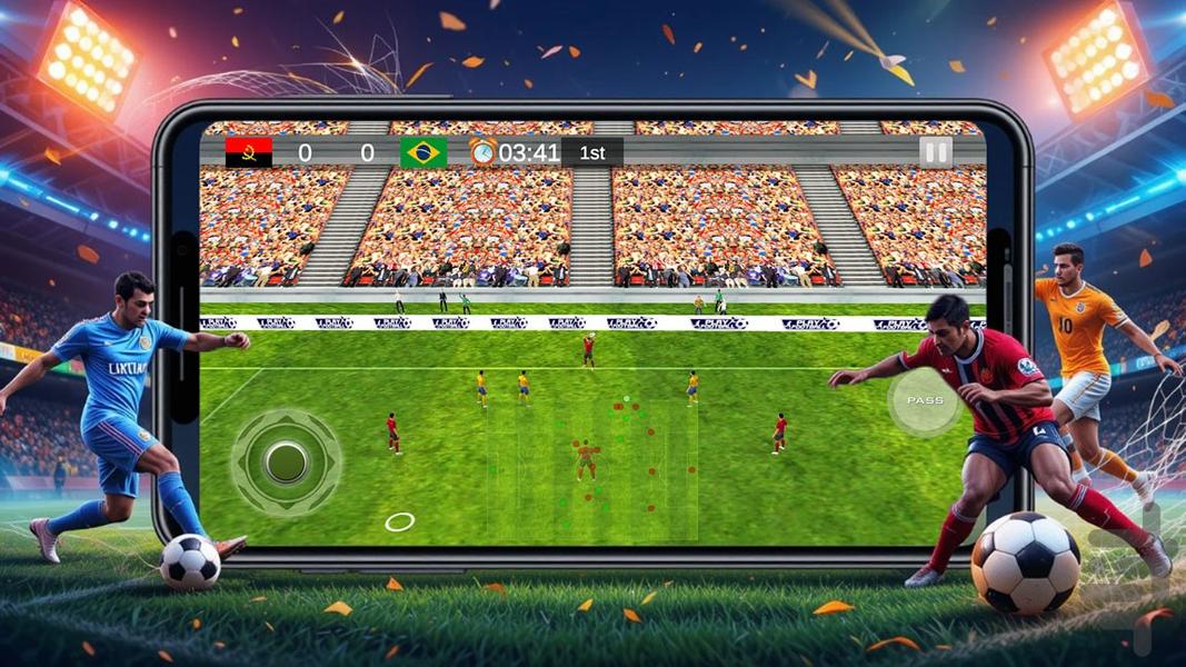 بازی فوتبال - عکس بازی موبایلی اندروید