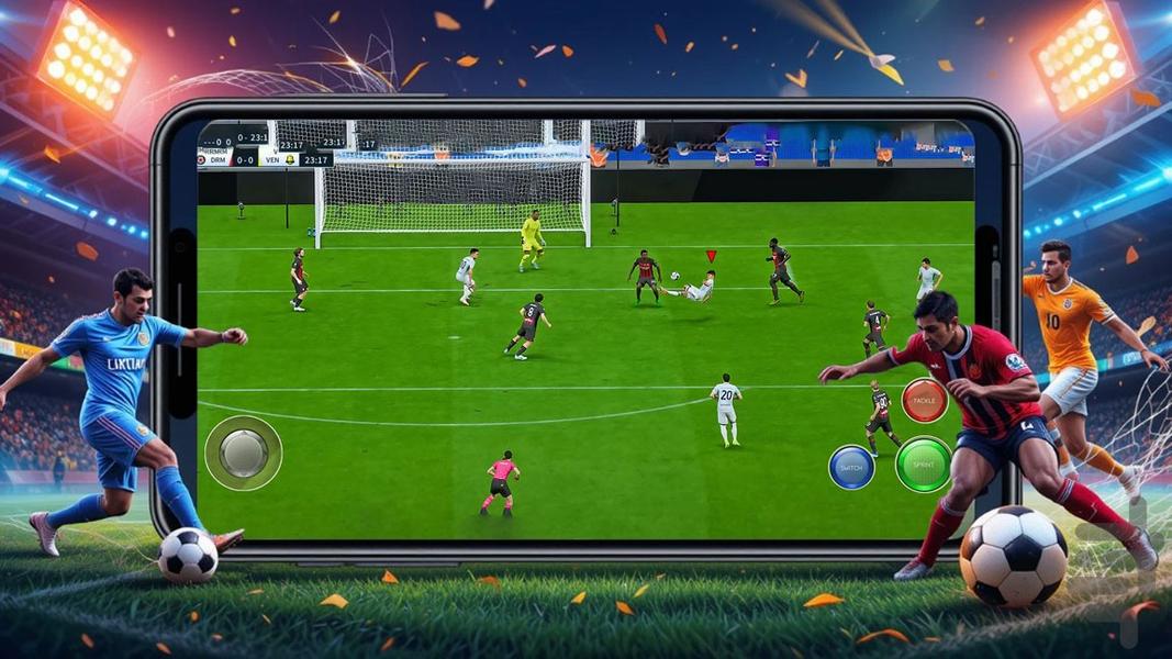 بازی فوتبال - عکس بازی موبایلی اندروید