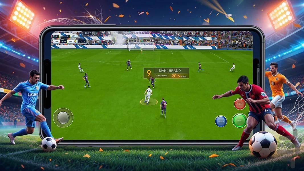 بازی فوتبال - عکس بازی موبایلی اندروید