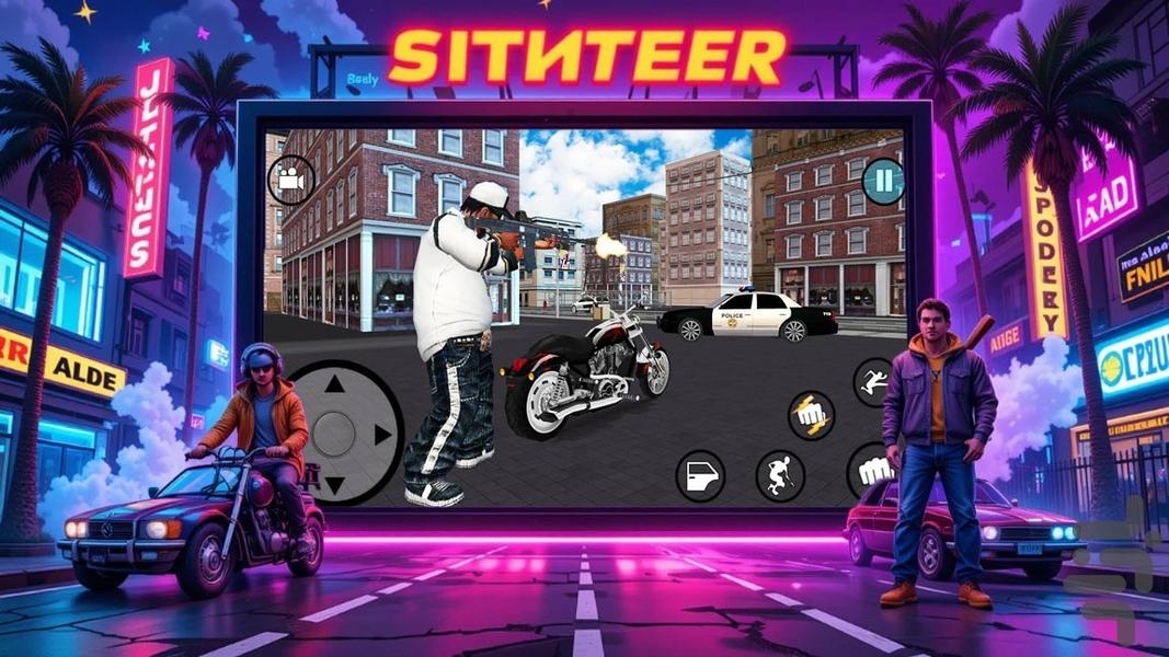 بازی سرقت بزرگ جی تی ای - عکس بازی موبایلی اندروید