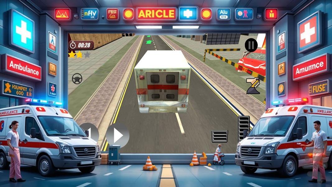 امبولانس بازی - Gameplay image of android game