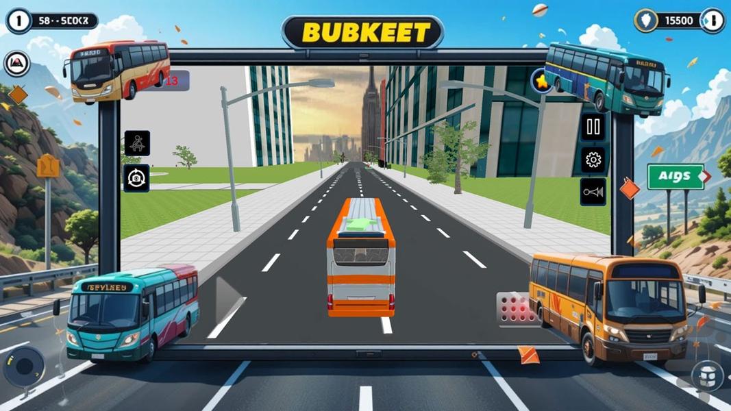 بازی اتوبوس مسافربری - Gameplay image of android game