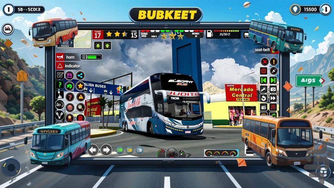 بازی اتوبوس مسافربری - Gameplay image of android game