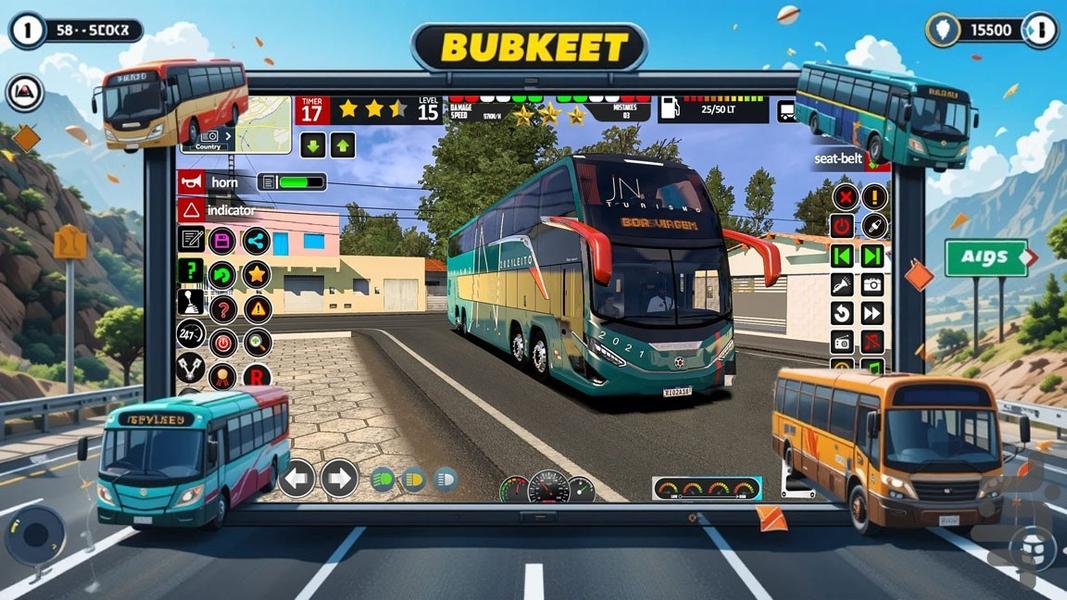 بازی اتوبوس مسافربری - Gameplay image of android game