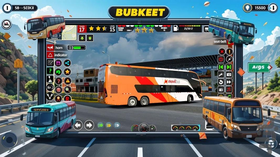 بازی اتوبوس مسافربری - Gameplay image of android game