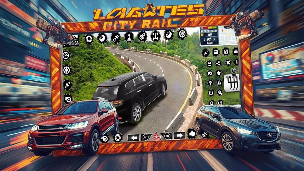 بازی ماشین شاسی بلند - Gameplay image of android game