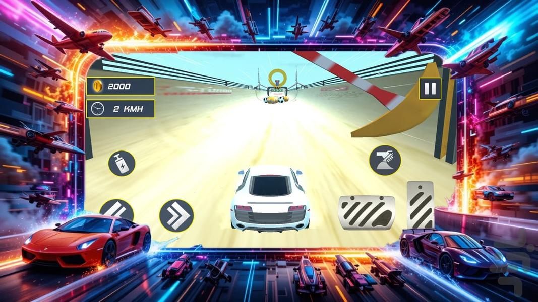 بازی ماشینی توربو - Gameplay image of android game