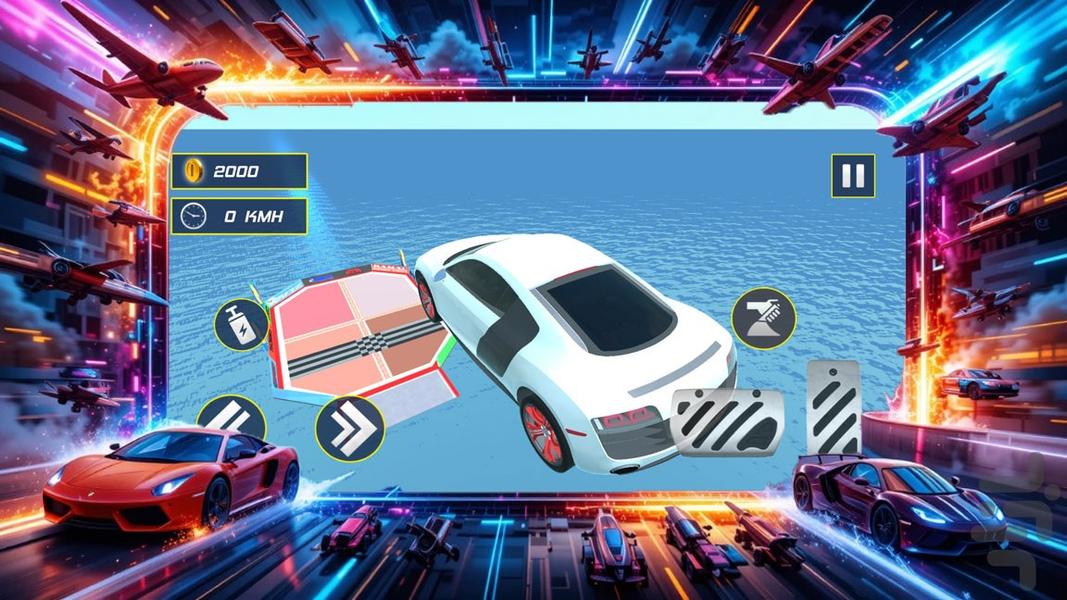 بازی ماشینی توربو - Gameplay image of android game