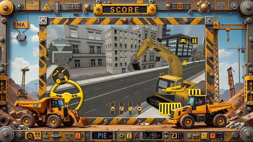 بازی بیل مکانیکی - Gameplay image of android game