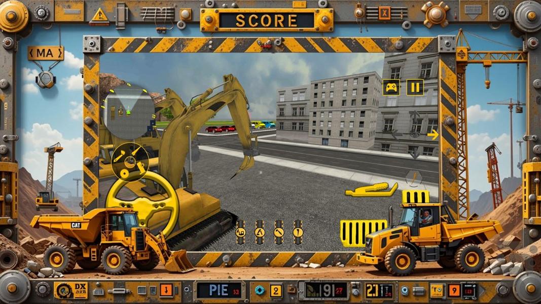 بازی بیل مکانیکی - Gameplay image of android game