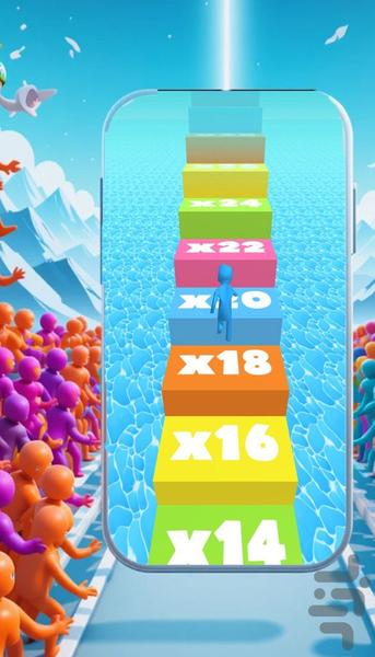 بازی امتیازی هجوم ادمک ها - Gameplay image of android game