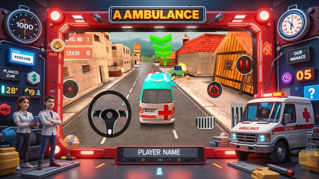 امبولانس بازی - Gameplay image of android game