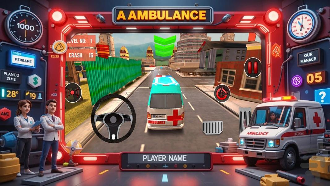 امبولانس بازی - Gameplay image of android game