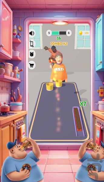 بازی پسر چاقالو - Gameplay image of android game