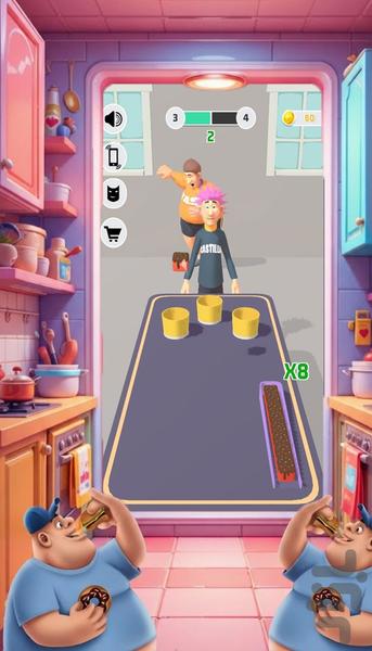 بازی پسر چاقالو - Gameplay image of android game