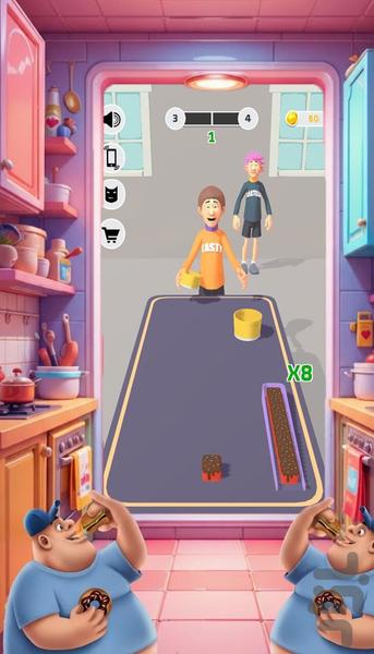 بازی پسر چاقالو - Gameplay image of android game