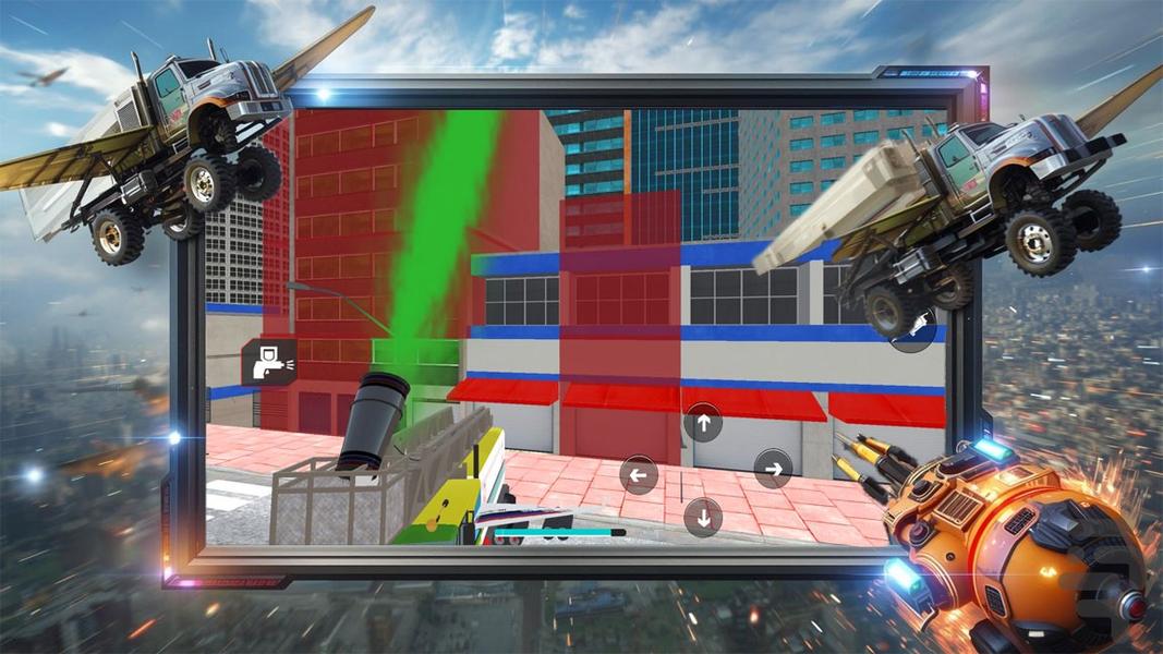 بازی ماشین سنگین پرنده - Gameplay image of android game