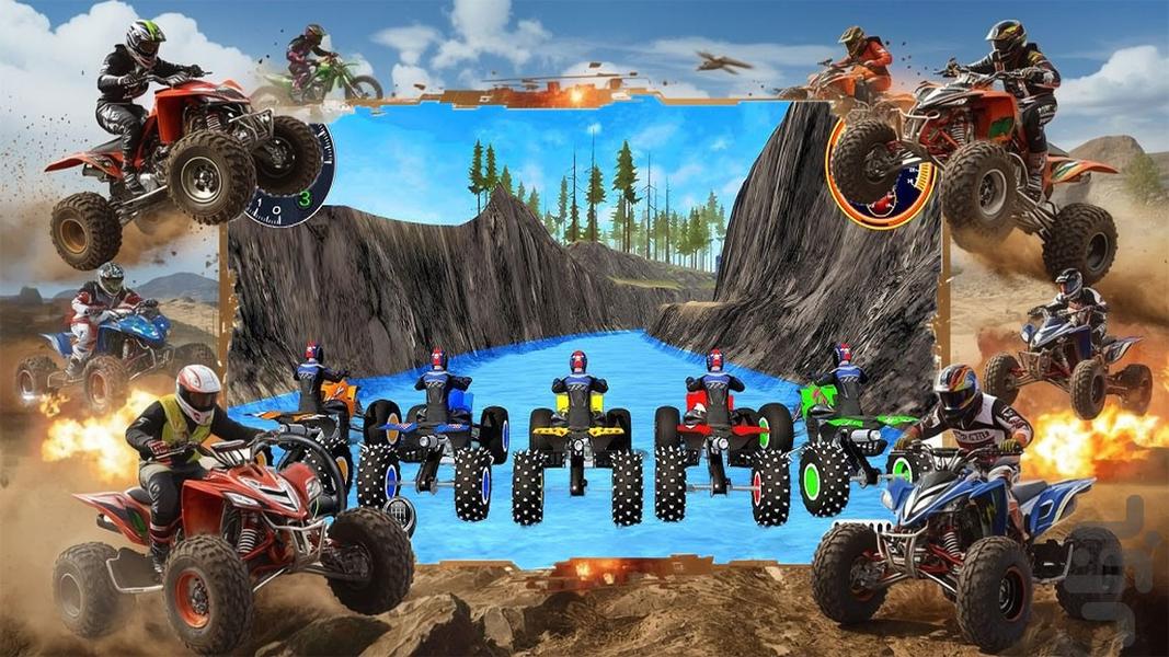 ماشین بازی چهارچرخ - Gameplay image of android game