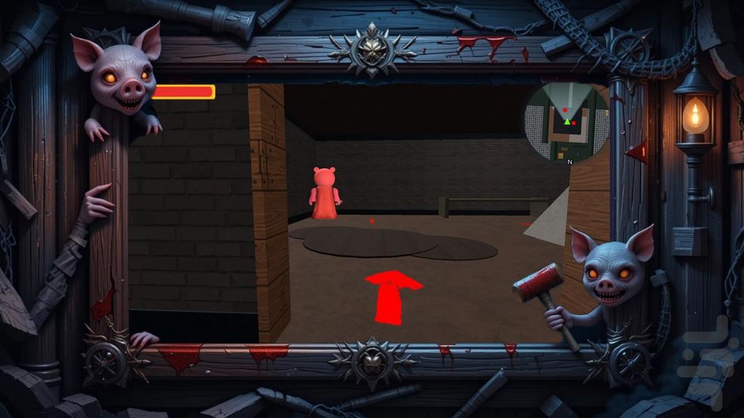 بازی جدید ترسناک خوک - Gameplay image of android game