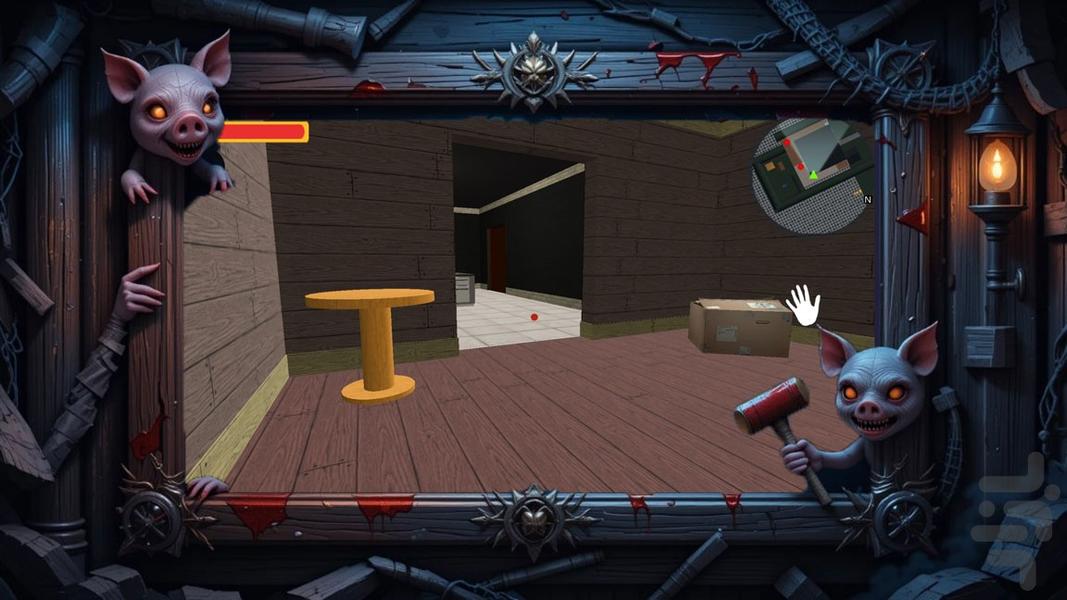 بازی جدید ترسناک خوک - Gameplay image of android game