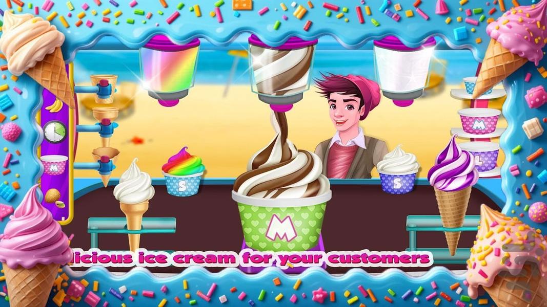 بازی بستنی - Gameplay image of android game
