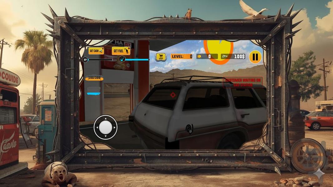 بازی پمپ بنزین - Gameplay image of android game