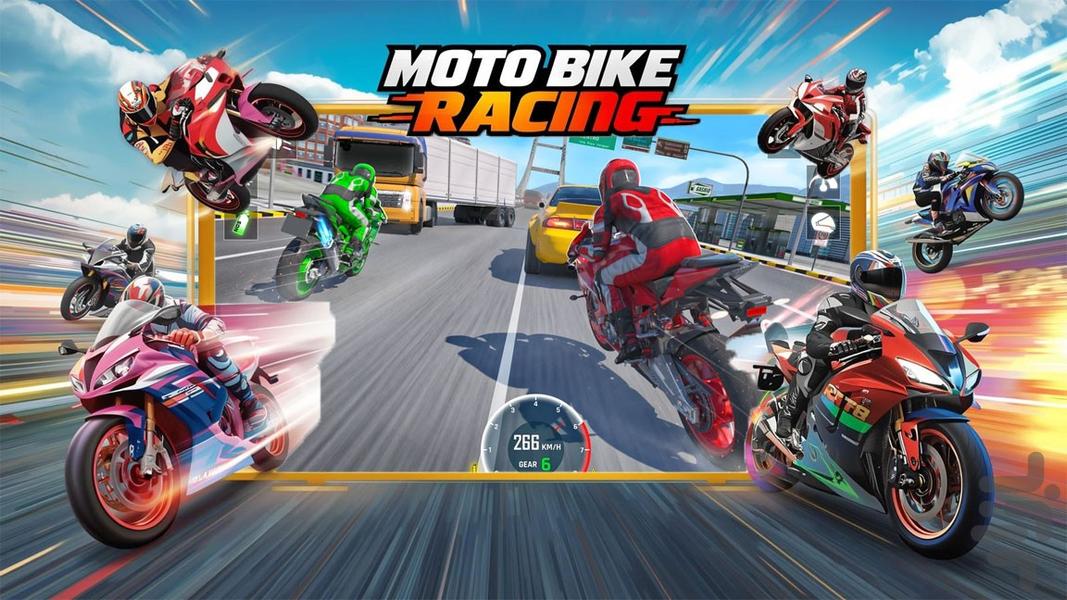 بازی موتور مسابقه - Gameplay image of android game