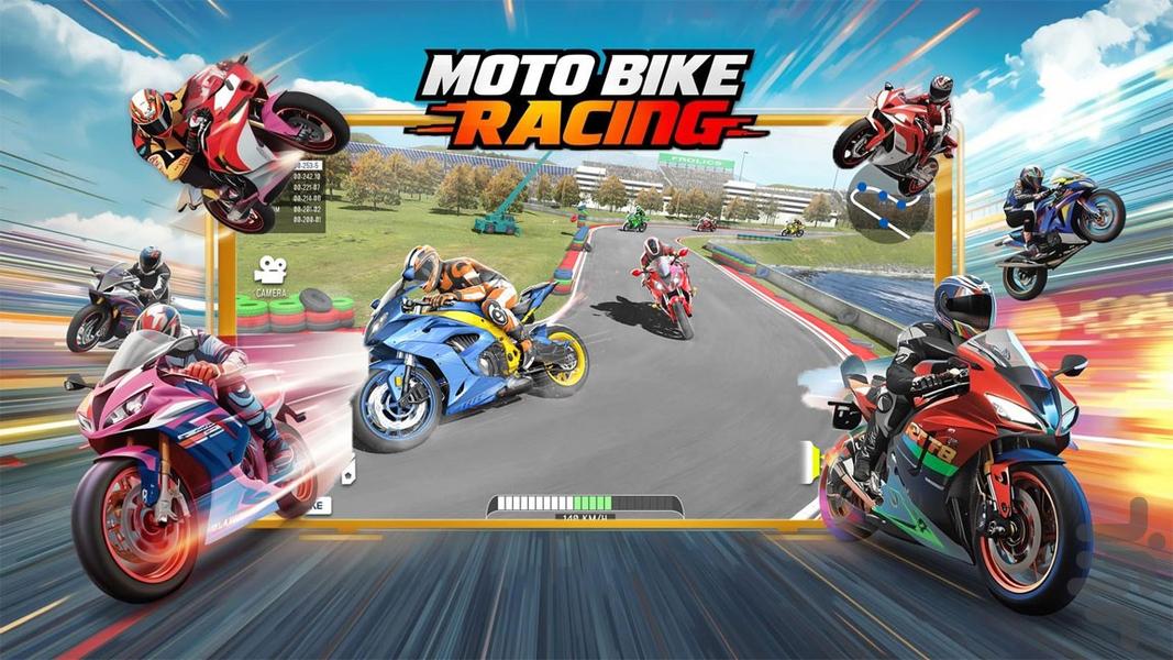 بازی موتور مسابقه - Gameplay image of android game