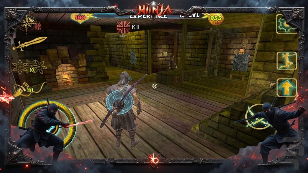 بازی نینجا ارایشی - Gameplay image of android game