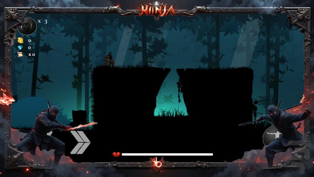 بازی نینجا ارایشی - Gameplay image of android game