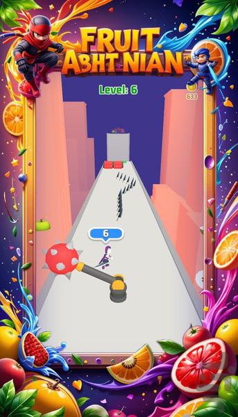 بازی نینجا فروت - Gameplay image of android game