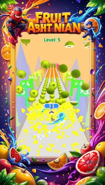 بازی نینجا فروت - Gameplay image of android game