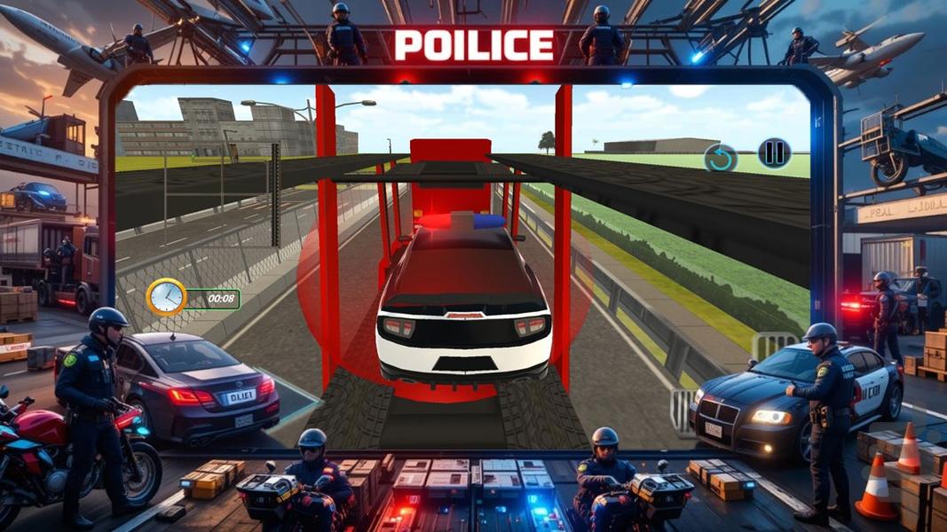 بازی ماشین پلیس - Gameplay image of android game