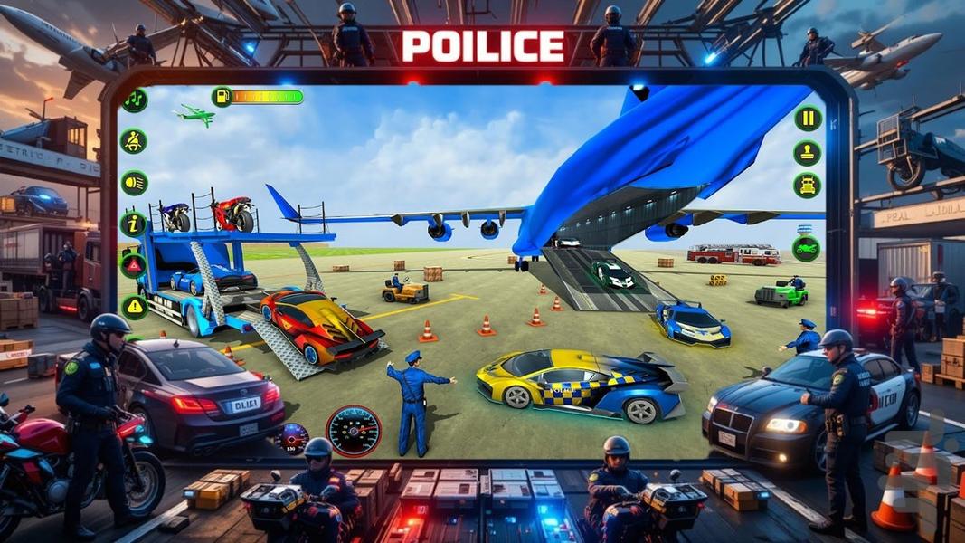 بازی ماشین پلیس - Gameplay image of android game