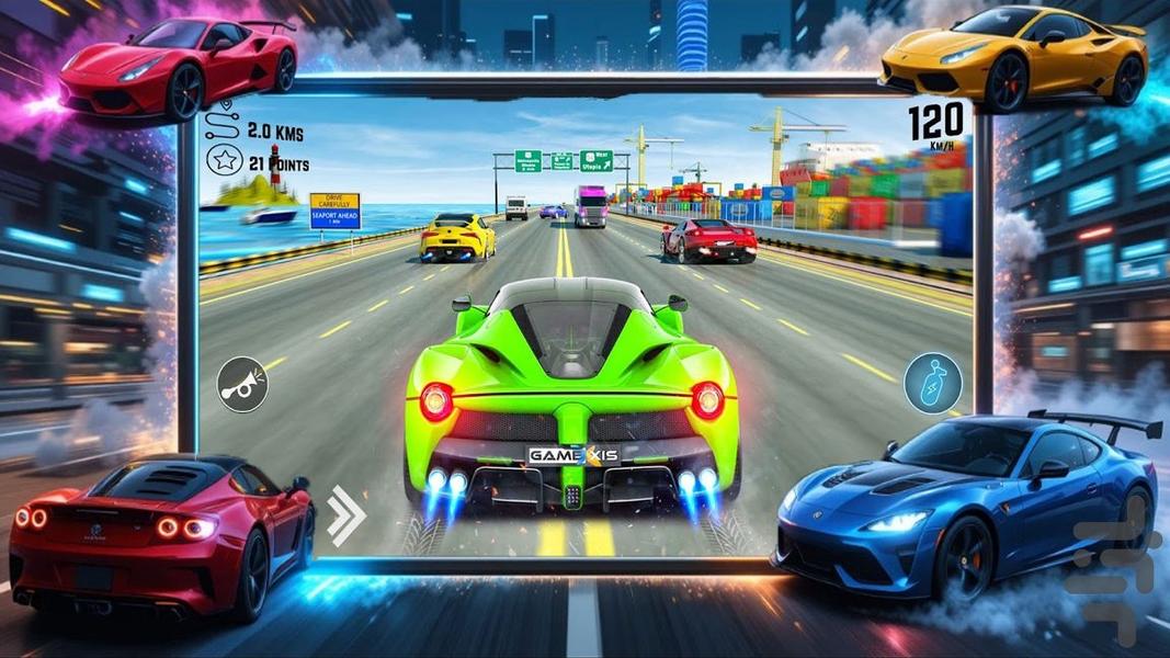 ماشین بازی امتیازی - Gameplay image of android game