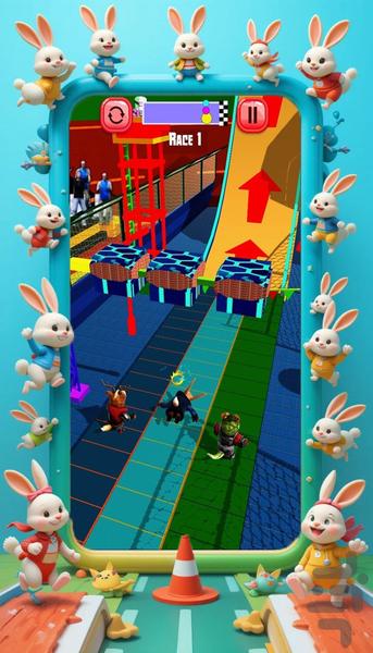 بازی دخترانه خرگوش - Gameplay image of android game