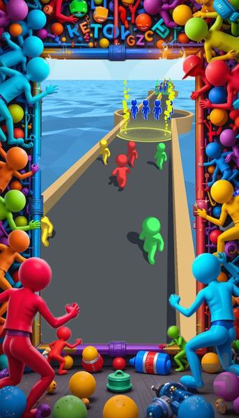 بازی هجوم ادمک ها - Gameplay image of android game