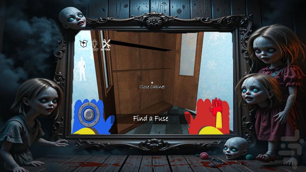 بازی ترسناک شیطان - Gameplay image of android game