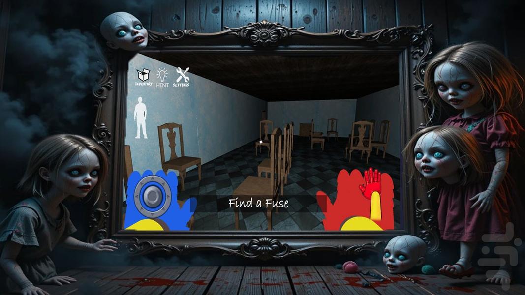 بازی ترسناک شیطان - Gameplay image of android game