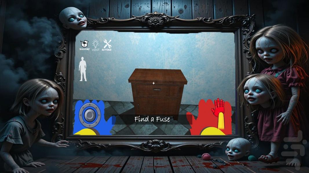 بازی ترسناک شیطان - Gameplay image of android game