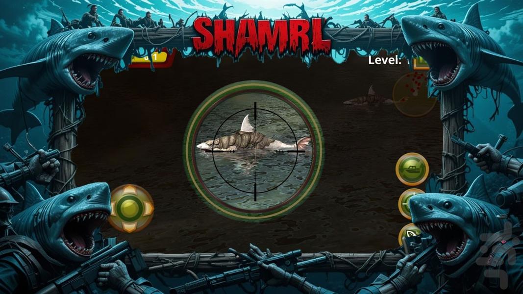 بازی ترسناک کوسه - Gameplay image of android game