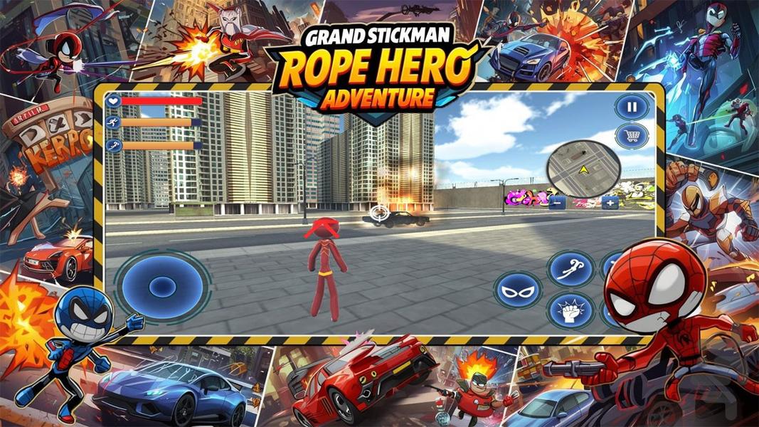 بازی مرد عنکبوتی - Gameplay image of android game